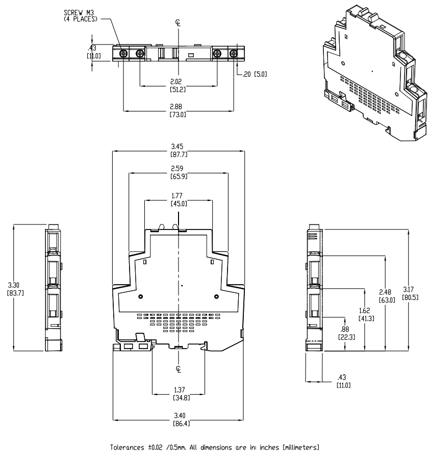 Crydom / Sensata SeriesOne DR DIN Rail-Mounted Solid State Relays Crydom / Sensata SeriesOne DR DIN Rail-Mounted Solid State Relays
