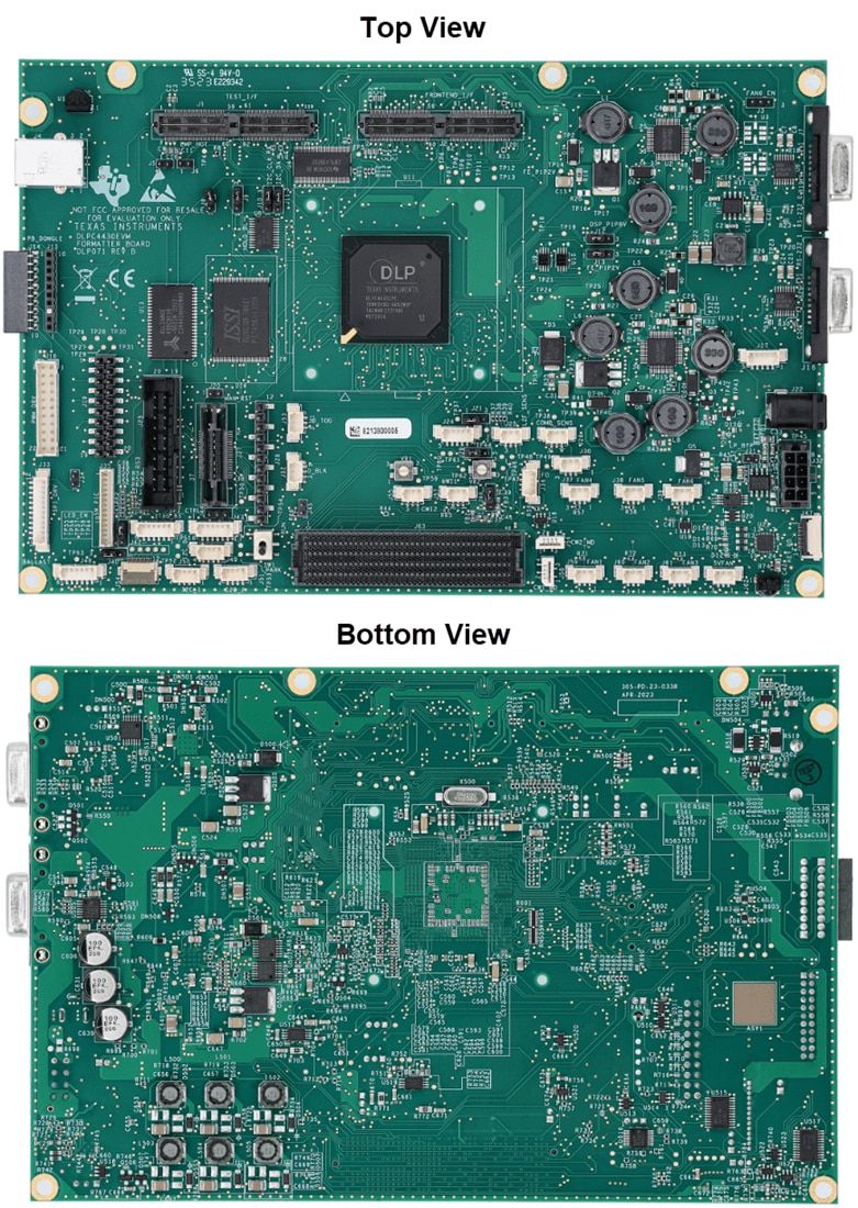 Mechanical Drawing - Texas Instruments DLPC4430EVM Controller Evaluation Module (EVM)